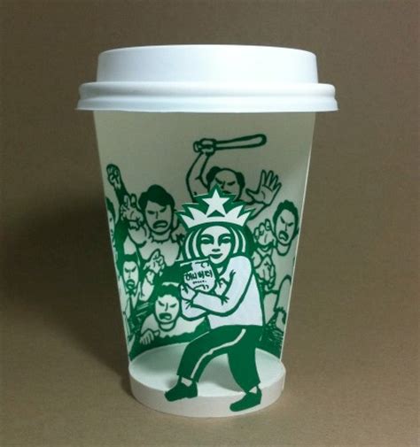 Starbucks Cup Art