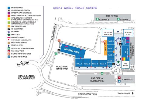 World Trade Center Dubai Map