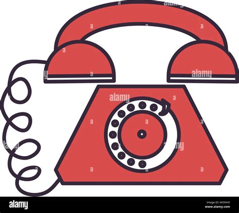 retro phone icon Stock Vector Image & Art - Alamy