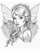 Coloring Pages Of Fairies sketch template