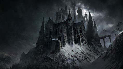 3840x2160 Evil Castle Dark Fantasy 4K Wallpaper, HD Fantasy 4K Wallpapers, Images, Photos and ...