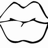 Lips Printable Coloring Pages sketch template