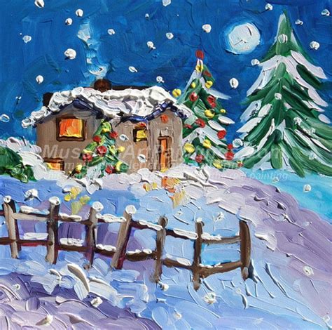 Christmas Oil Paintings 088
