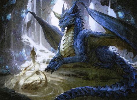 Young Blue Dragon // Sand Augury | Magic: the Gathering MTG Cards