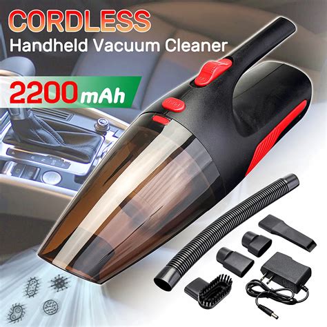 Newest 120W 12V Vaccum Cleaner 5000PA Super Suction Portable Cordless ...