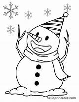 Snowman Coloring Pages Printable  Helloprintablecom sketch template