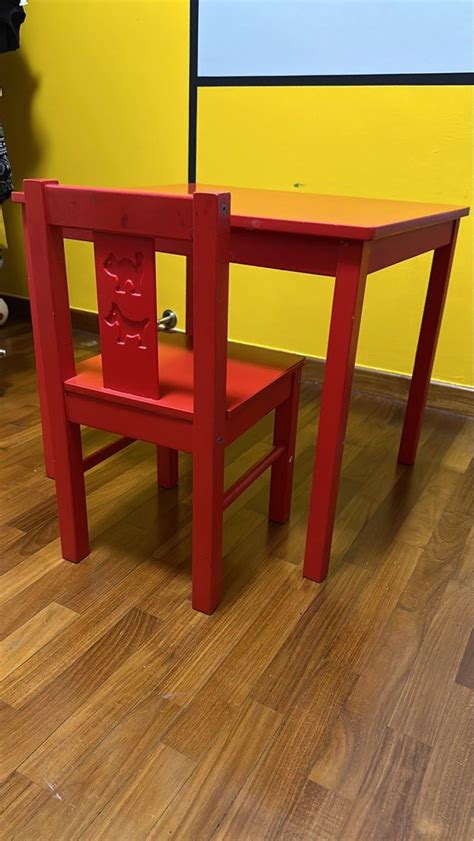 IKEA Kids table and chair, Babies & Kids, Baby Nursery & Kids Furniture ...