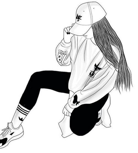 Hipster Girl Drawing Tumblr | Free download on ClipArtMag