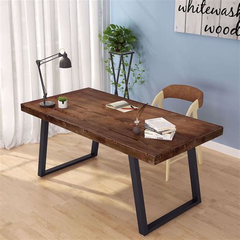 Office Furniture Wooden Desk Work From Home Desk Reclaimed Wood Desk ...