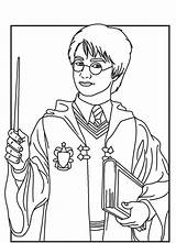 Harry Potter With Book sketch template