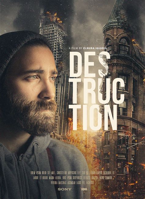 Destruction Movie Poster on Behance