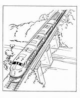 Railroad Coloring page sheets  Streamlined Diesel Engine sketch template