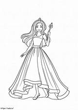Barbie Princess Rainbow 724X1024 coloring Page sketch template