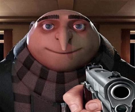 Gru Gun Blank Template - Imgflip