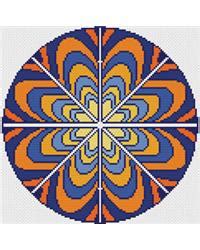 "Ripple Effect Mandala" | Cross Stitch Pattern