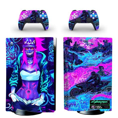 Cyberpunk 2077 PS5 Skin Sticker For PlayStation 5 And Controllers - ConsoleSkins.co