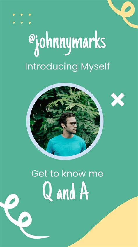 Get To Know Me Instagram Story Template