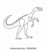 Gallimimus Coloring Pages sketch template
