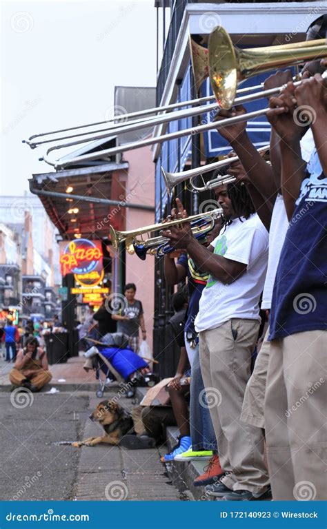 Jazz Musicians Performing in New Orleans, USA Editorial Stock Photo ...