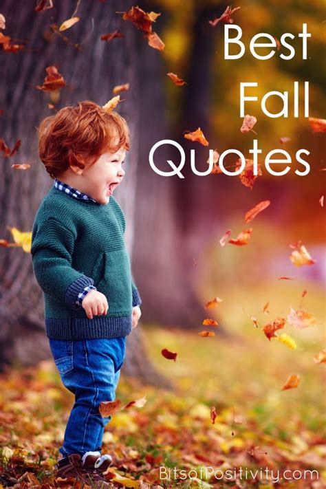 Best Fall Quotes {Favorite Seasonal Inspiration} | Little boy quotes, Autumn quotes, Kids poems