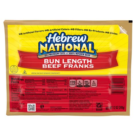 Hebrew National Bun Length Beef Franks - Shop Hot Dogs at H-E-B