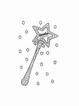 Printable Wand Coloring Pages sketch template