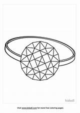 Coloring Diamond Ring Rings Pages Color Printable Mandala Drawings 3kb  sketch template