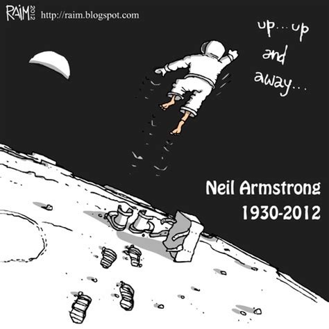 neil armstrong By raim | Education & Tech Cartoon | TOONPOOL