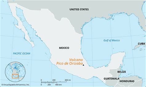 Volcano Pico de Orizaba | Mexico, Map, & Facts | Britannica