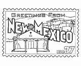 New Mexico Coloring Map  Vrogueco sketch template