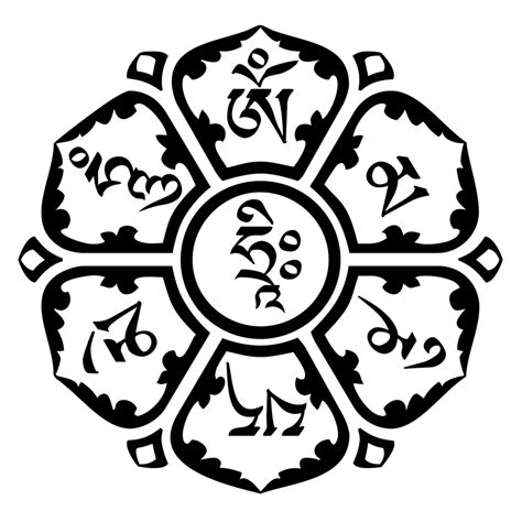 Om Mani Padme Hum, Mantras, Tibetan Buddhism, Buddhist Art, Tibetan Art, Lotus Flower Meaning ...