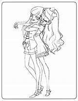 Lolirock Iris Transformation Coloring Pages Sketch Coloring Page sketch template