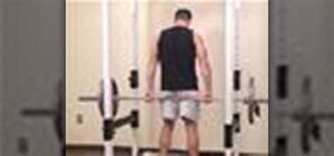 How to Do reverse barbell shrugs to exercise the back « Weights ...