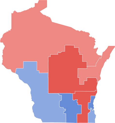 The most satisfying Wisconsin Congressional map I've ever done (Pres ...