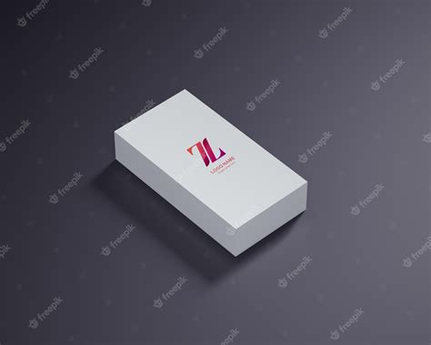 Premium PSD | Logo on box mockup design