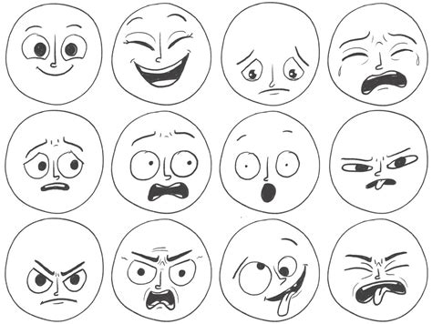 How to Draw Expressions // People Skills | Drawing expressions, Face drawing, Drawing feelings