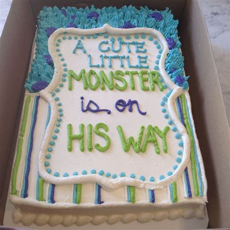 Monsters Inc baby shower cake from Sweet Matriarch Bakery. | Monsters ...