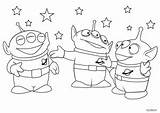 Free Printable Toy Story Alien Coloring Pages For Kids sketch template