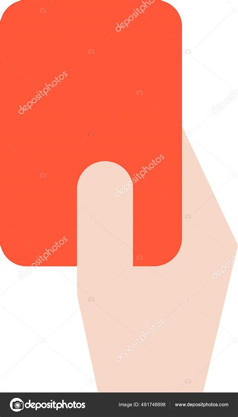 Card Fouls Red Card Icon Flat Style Stock Vector Image by ©iconfinder ...