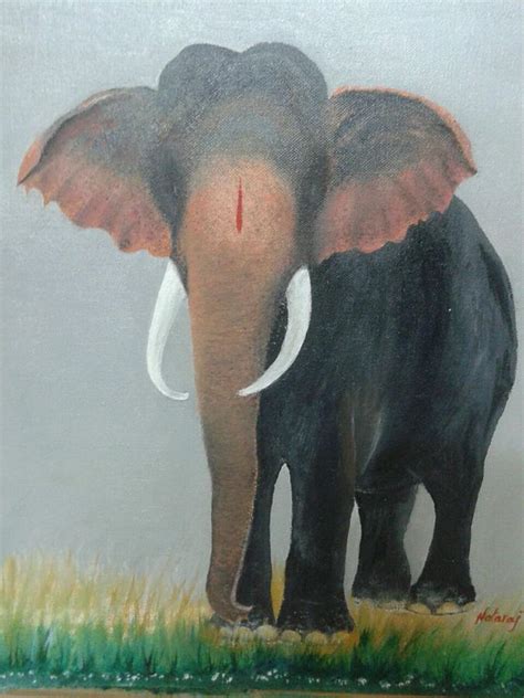 Kerala Elephant Painting