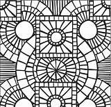 Printable Mosaic Coloring Pages  sketch template