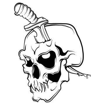 Knife Skull PNG Transparent Images Free Download | Vector Files | Pngtree