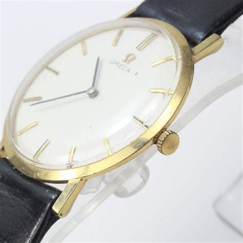 Men's Omega Vintage Ultra Thin 14kt Gold Watch - Evaluated By ...