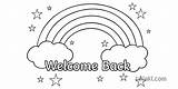 Welcome back Coloring Page Ks1 Illustration  Twinkl sketch template