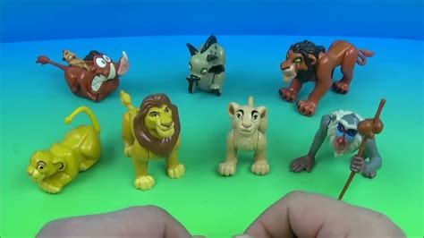 1994 WALT DISNEY'S THE LION KING SET OF 7 BURGER KING KID'S MEAL MOVIE ...