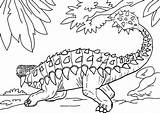 Ankylosaurus Coloring Page Pages sketch template