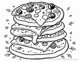 Pizza Coloring Pages  19 Free Printable AI Generated Designs sketch template