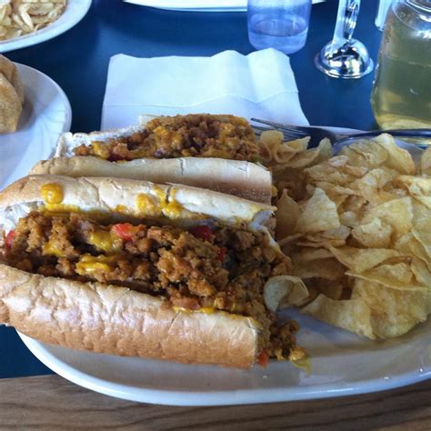 Yummy vegan goodness! Vegan cheese steak at The Seed in Lancaster, PA. Lucky me - have a doggy ...