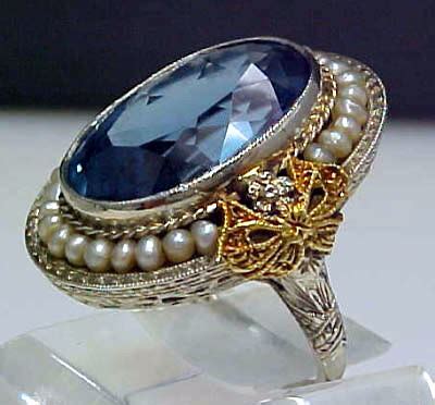 Stunning Edwardian 14K White Gold Filigree Ring | perfectjewels | Flickr