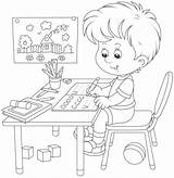 Homework Coloring Pages sketch template